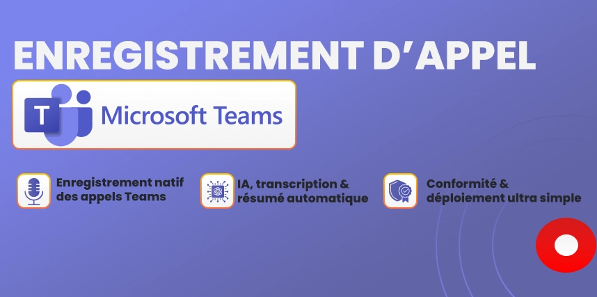 Enregistrement d'appels téléphoniques dans Teams - IA