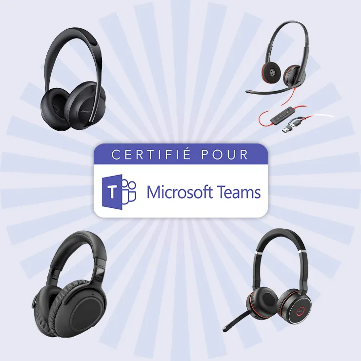 Casque compatible Teams