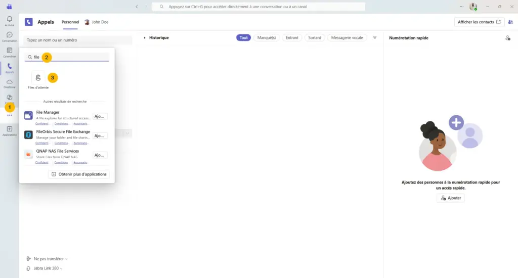 Suivre les statistiques d’appels dans Teams