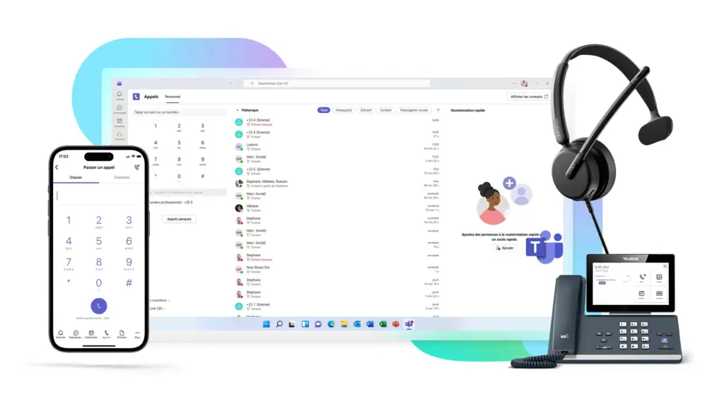 VoIP - TeamsPhone - T&eacute;l&eacute;phonie VoIP